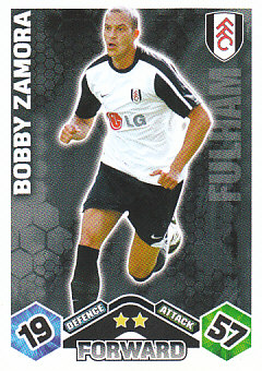 Bobby Zamora Fulham 2009/10 Topps Match Attax #159